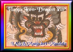 New Year's Gift; Visit IAS & Manjushri Mandala